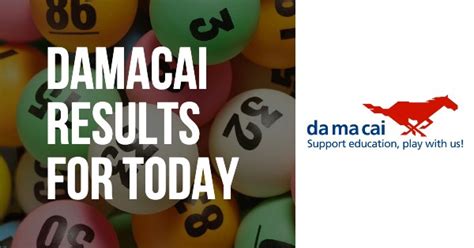 Damacai past result analysis  Result